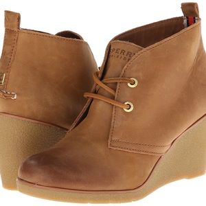 Sperry Top-Sider- 8.5- Wedge ankle bootie